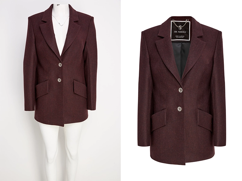 Transparent mannequin-style clothing photo retouching. An invisible mannequin to create an attractive e-commerce image.